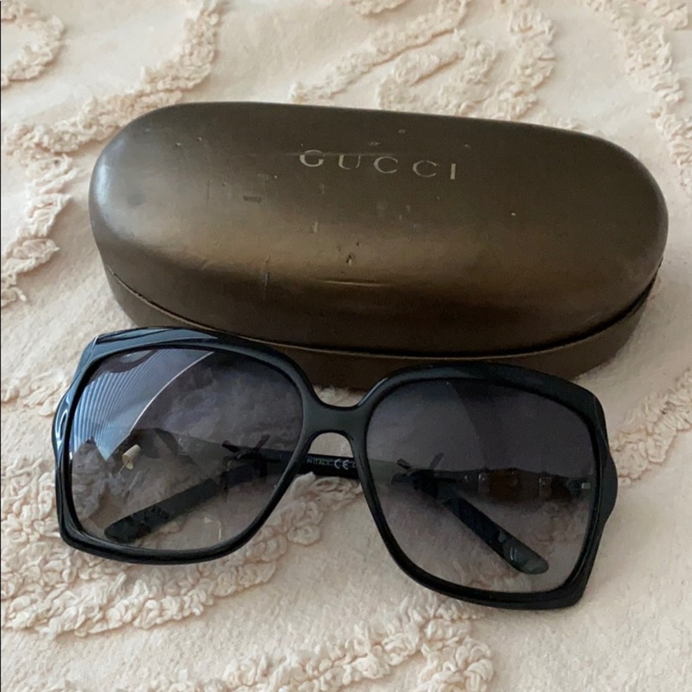 Gucci bamboo detailed Sunglasses